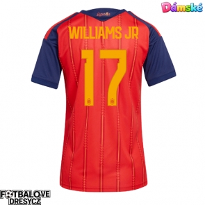 Španělsko Nico Williams #17 Dámské Domácí Dres MS 2026 Krátký Rukáv